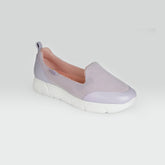Zapato Urbano de Tela con Borrego Lila - Para Mujer
